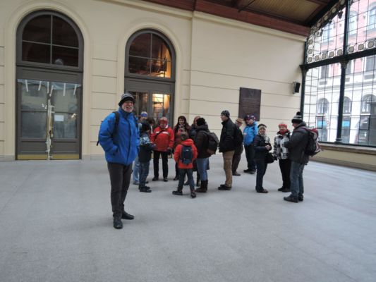 Scházíme se ve foyeru Masarykova nádraží
