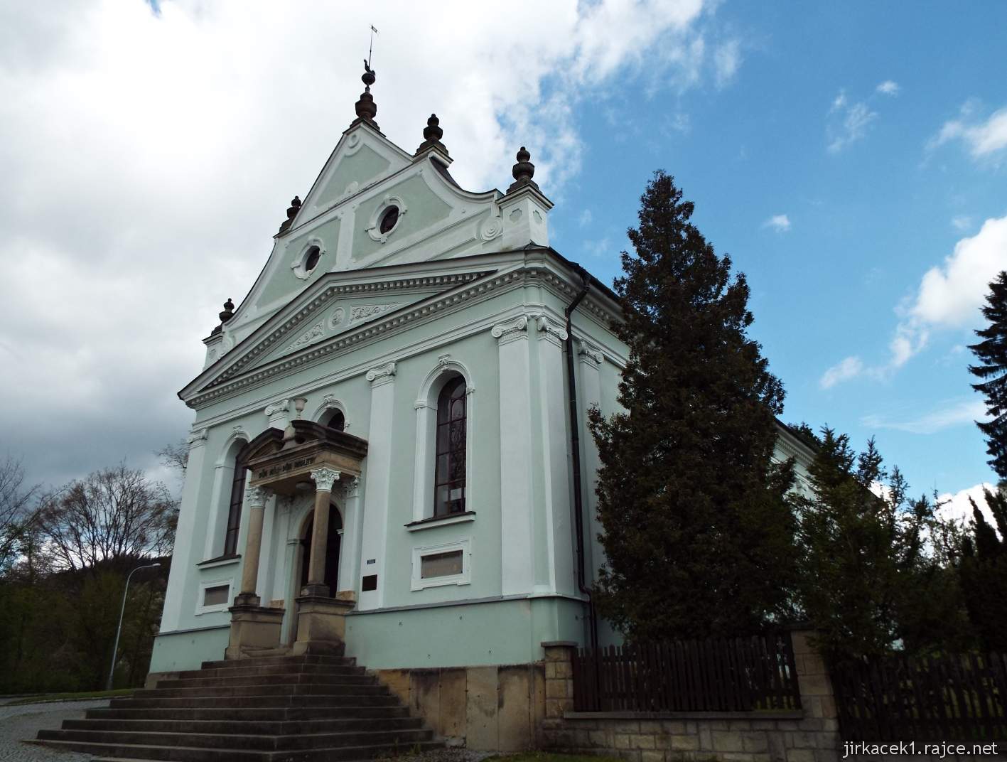 Vsetín - Evangelický kostel Horního sboru - čelní pohled
