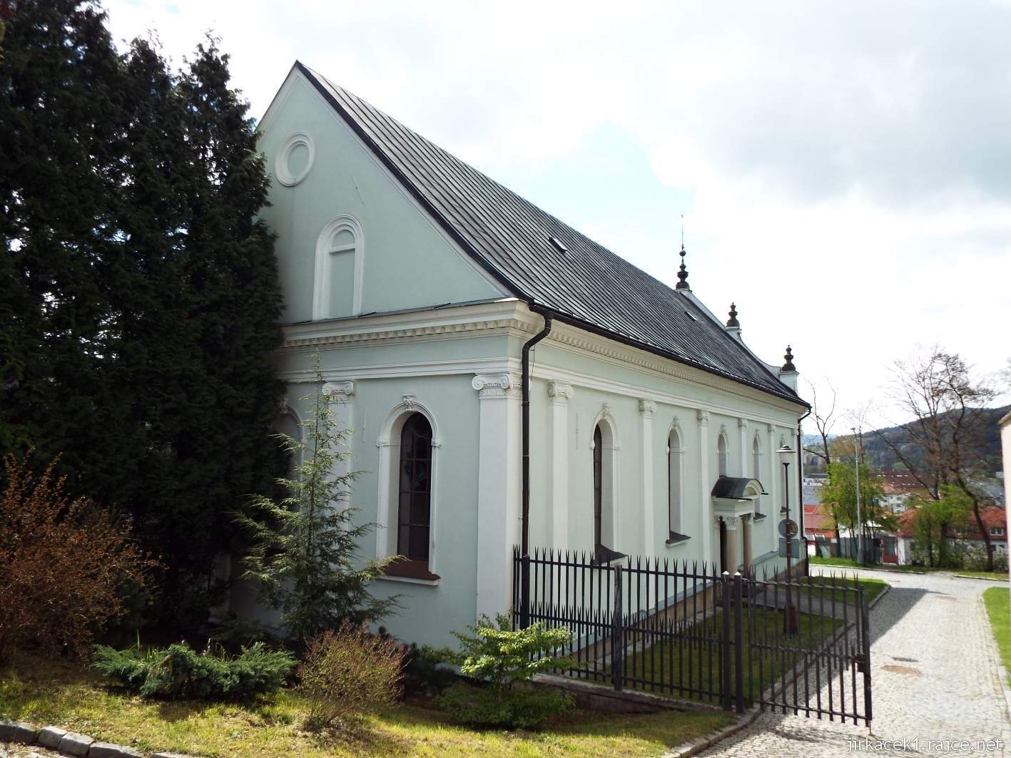 Vsetín - Evangelický kostel Horního sboru - zadní pohled
