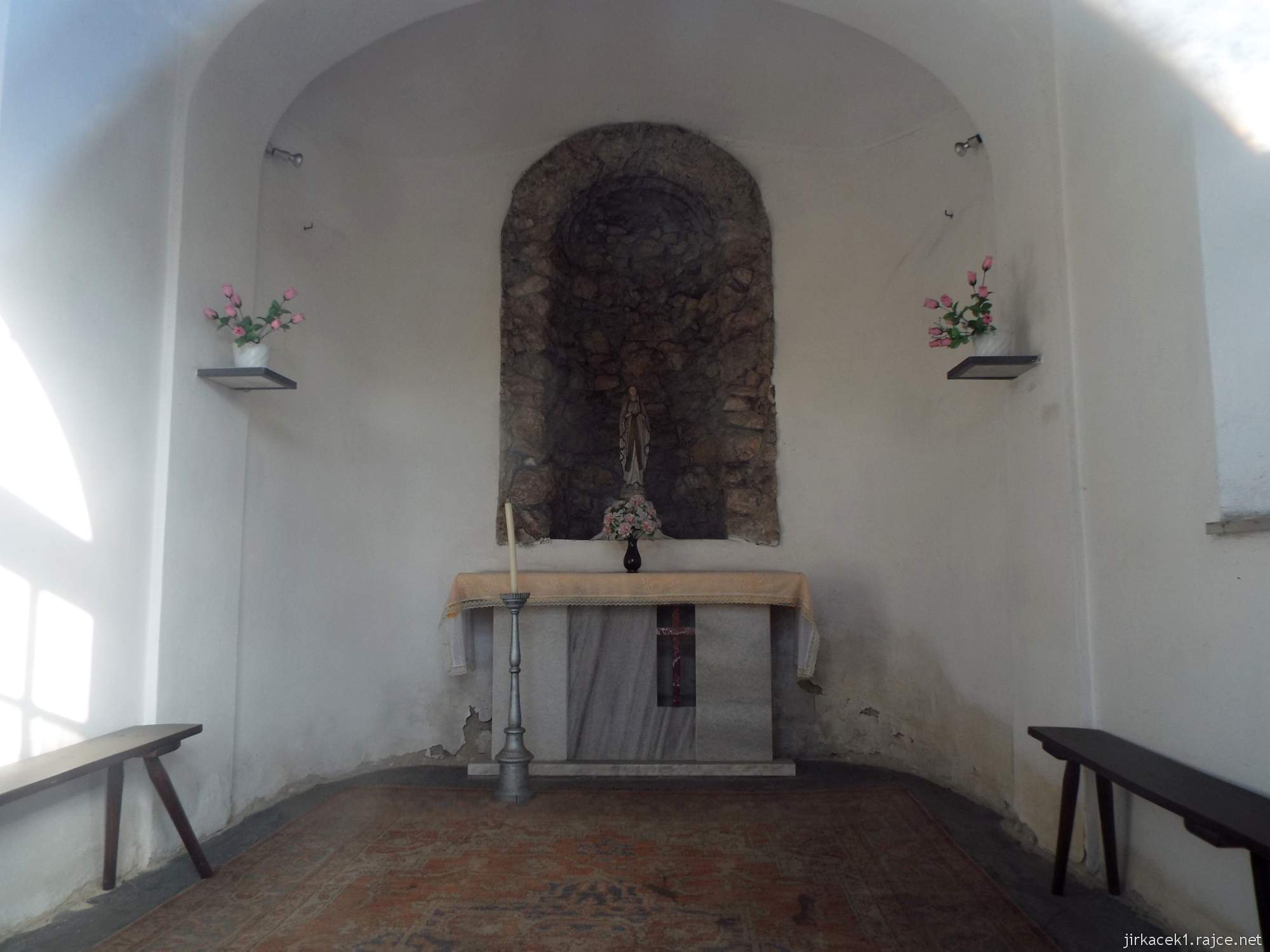 Konice - kaple Panny Marie - interiér