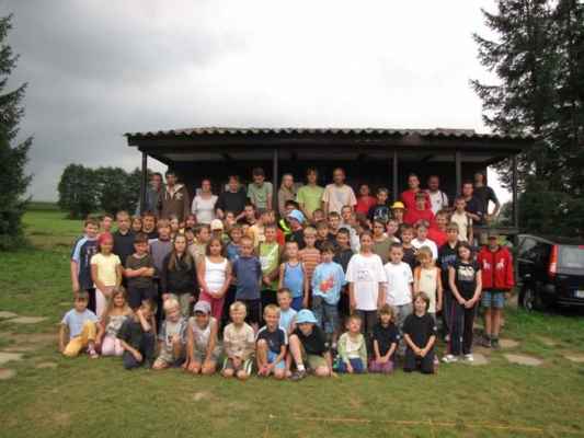 Šachový tábor (Růžená, 8. - 15. 8. 2009) - Společné foto celého tábora