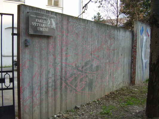 bez názvu (ornament) - plot (beton), Rybářská